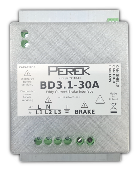 BD3.1 fast eddy current brake power supply interface